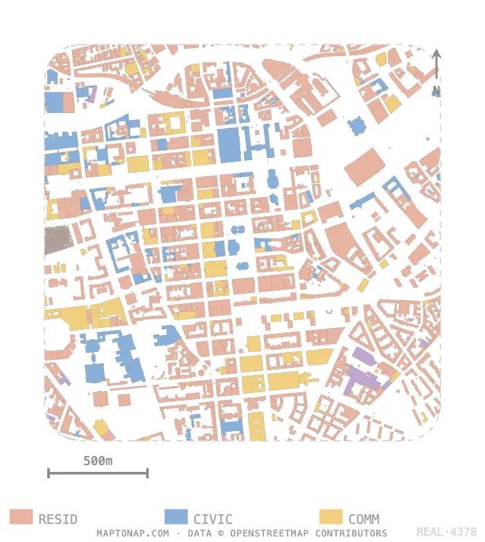 Berlin Mitte Functional areas
