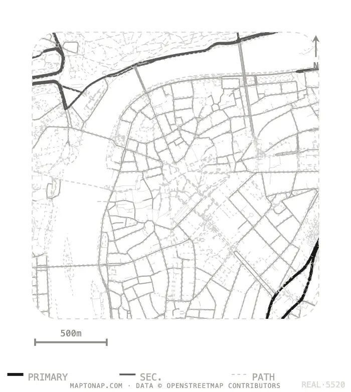 Prague Staré Město Street network