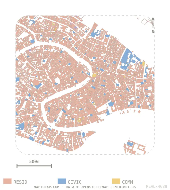 San Marco & Rialto Functional areas