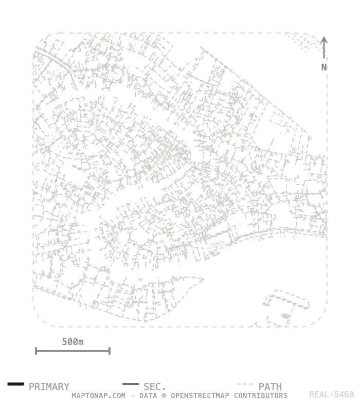 San Marco & Rialto Street network